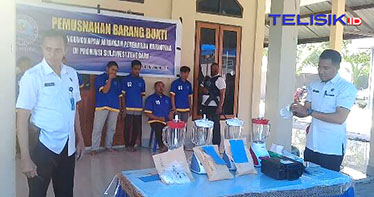 BNNP Sultra Musnahkan 2 Kg Sabu