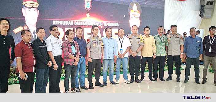 Polda Sultra Gelar Silaturahim dengan Jurnalis