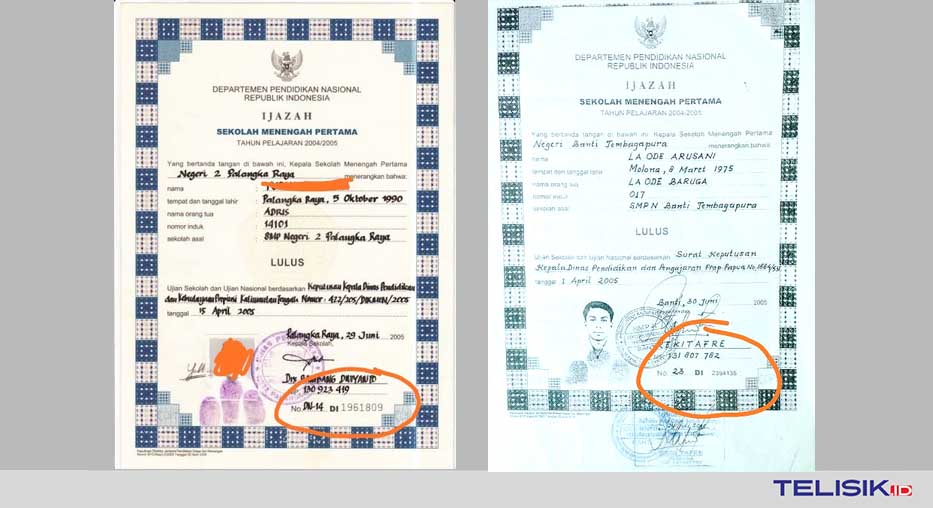 Ini Bukti Ijazah Palsu Arusani