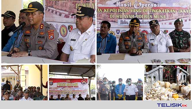 Perkara Meningkat, Kapolres Muna Klaim Kondisi Wilayah Aman