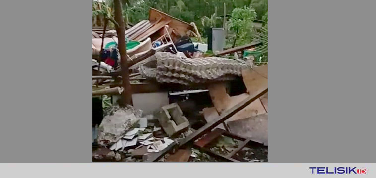Diterjang Angin Puting Beliung, Sejumlah Rumah di Wakatobi Porak Poranda