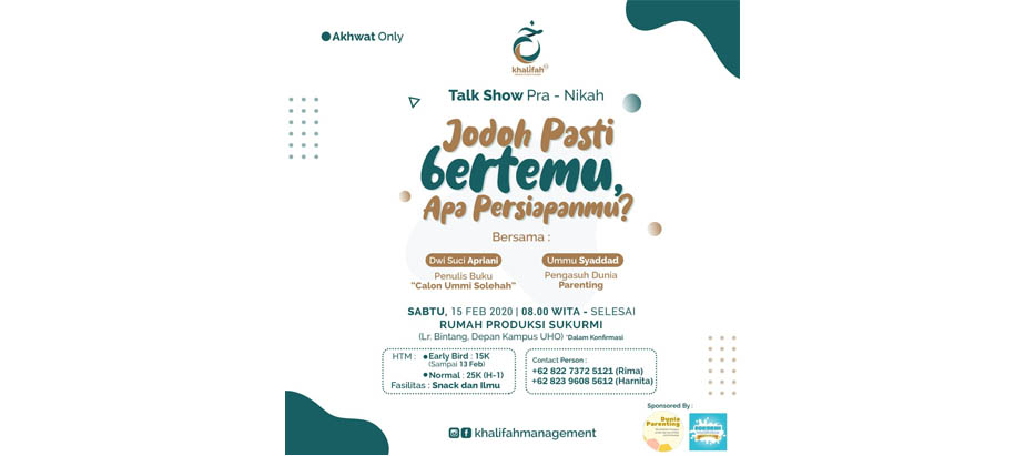 Februari, Edukasi Pra Nikah Bakal Merangkul Generasi Muda