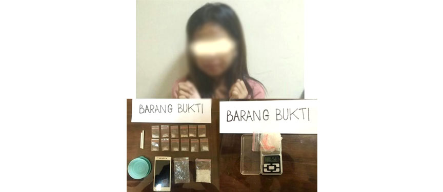 Gadis 18 Tahun Asal Konda Tertangkap Bawa Sabu