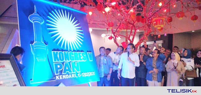 Jelang Kongres V, PAN Sultra Launching Logo