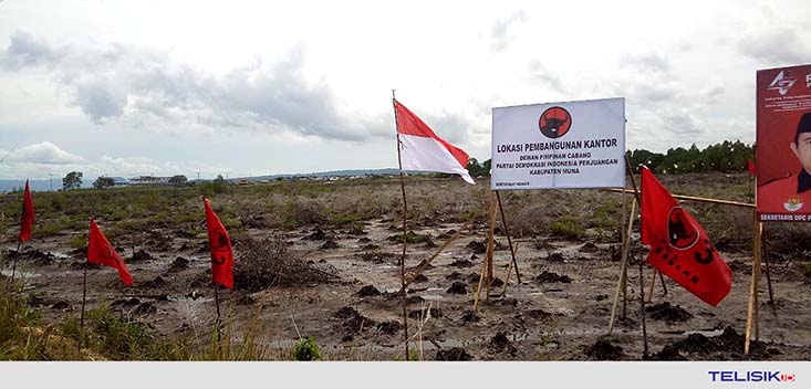 Rusman Siapkan Lahan Buat Kantor DPC PDIP Muna