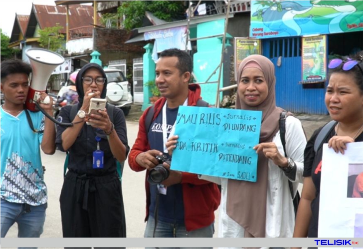 Jurnalis di Baubau Gelar Aksi Damai untuk Sadli
