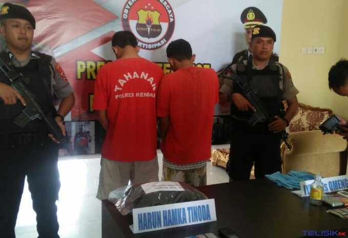 Dua Kurir Sabu Diringkus Polisi