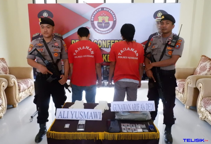 Dua Pengedar Sabu Dirungkus Polisi
