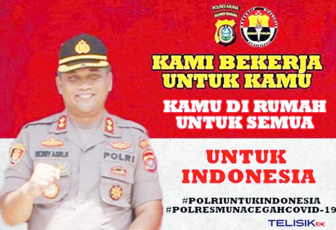 Kapolres Muna Imbau Warga tak Panik, Kebutuhan Sembako Aman