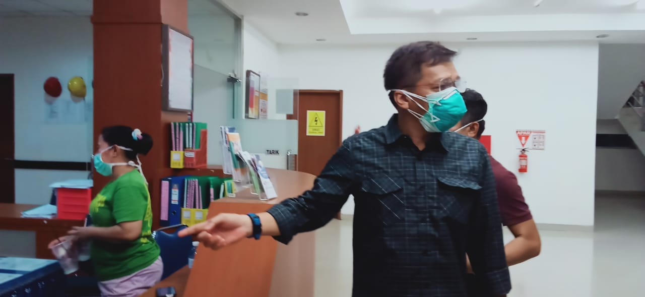 Ketua DPRD Sultra Pantau RS Bahteramas, Tangani COVID-19