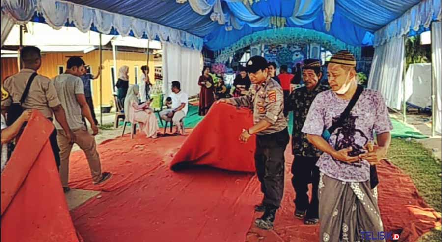 Polisi Bongkar Tenda Pernikahan di Bombana 