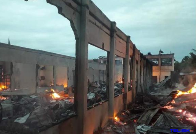 SMKN 4 Kendari Kebakaran, Kerugian Capai Rp1,5 Milliar