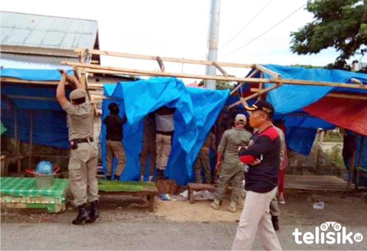 Abaikan Physical Distancing, Pedagang Ditertibkan