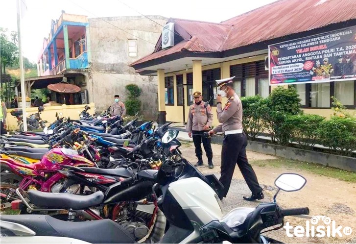 Balapan Liar, Polisi Jaring Puluhan Motor