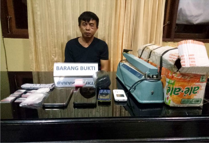 Bandar Sabu Lintas Kabupaten Ditangkap di Rumah Mertua