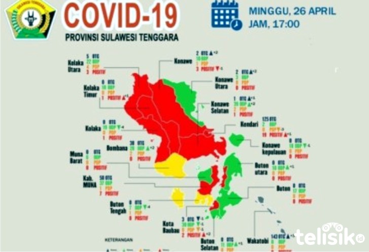 Bombana Dikepung Daerah Zona Merah