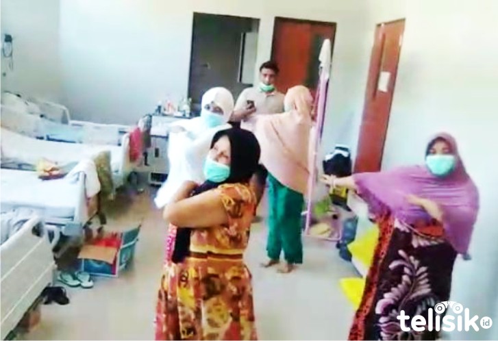 Pasien COVID-19 di Bahteramas Olahraga di Ruang Isolasi