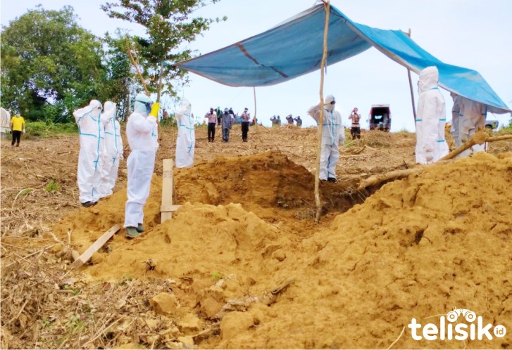 Pemakaman Jenazah Positif COVID-19 Diambil Alih Polda Sultra