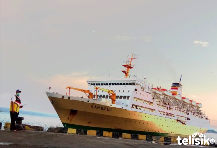 Pernah Singgah di Baubau KM Lambelu Isolasi 26 ABK Positif COVID-19