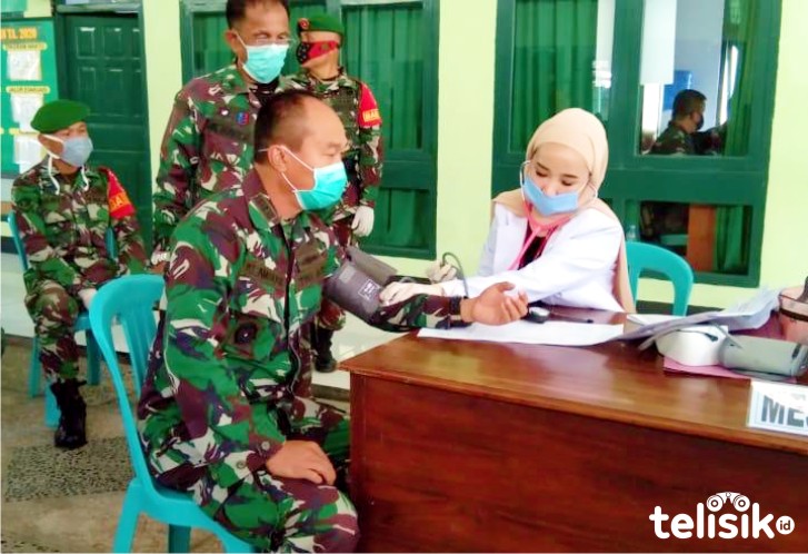 Prajurit TNI Kodim 1417/Kendari Sumbang 150 Kantong Darah