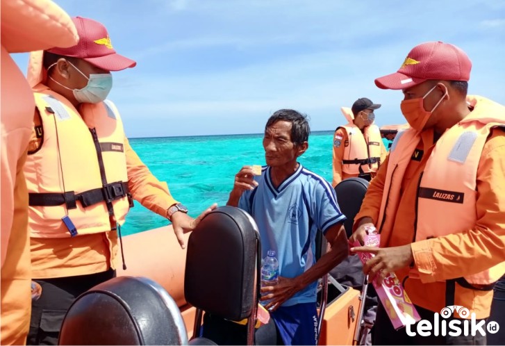 Sempat Hilang di Perairan Kaledupa, Nelayan Wakatobi Ini Selamat