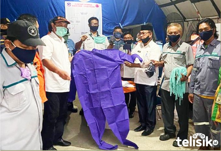 Serikat Pekerja Aneka Tambang Bantu APD dan Masker ke Pemda Kolaka