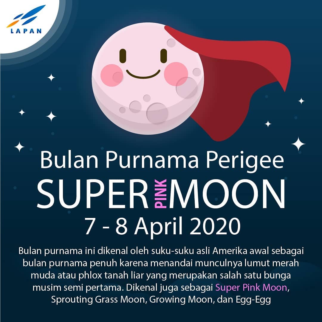 Super Pink Moon Terjadi Malam ini
