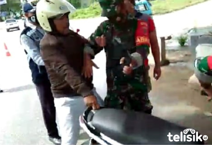 Enggan Gunakan Masker, Oknum Polisi Bersitegang dengan Penjaga Perbatasan