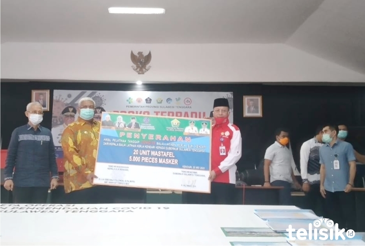 Gubernur Sultra Apresiasi Karya BLK Kendari di Tengah Pandemi COVID-19