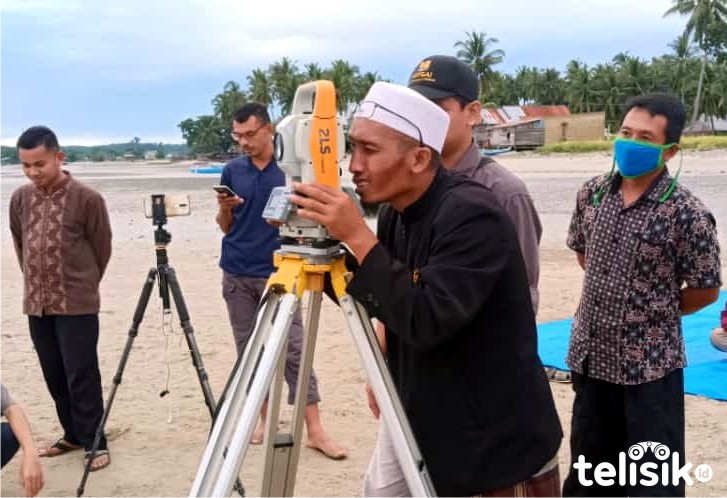 Hilal 1 Syawal Tidak Terlihat di Pantai Buhari Kolaka