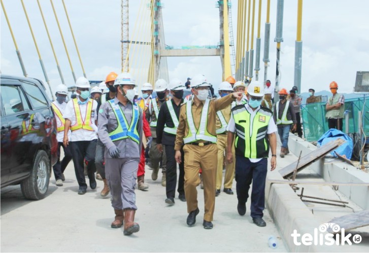 Jembatan Terpanjang Pertama di Sultra Segera Rampung