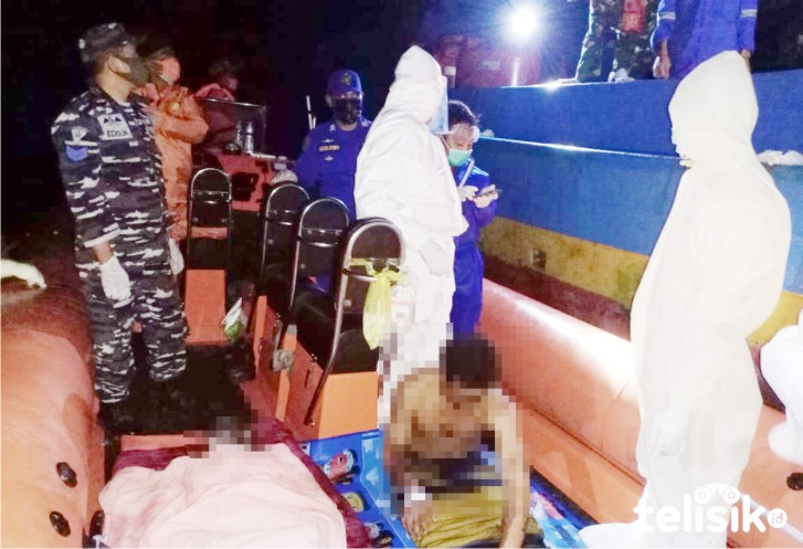 Kapal Terbakar di Laut Wakatobi, Dua ABK Luka Parah