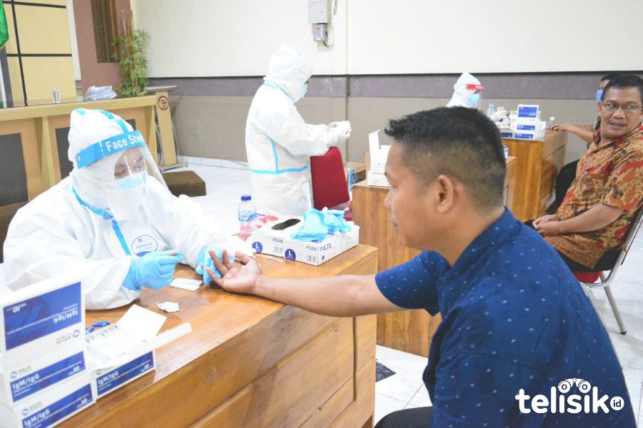 5.806 Warga Sultra Lakukan Rapid, Semuanya Non Reaktif