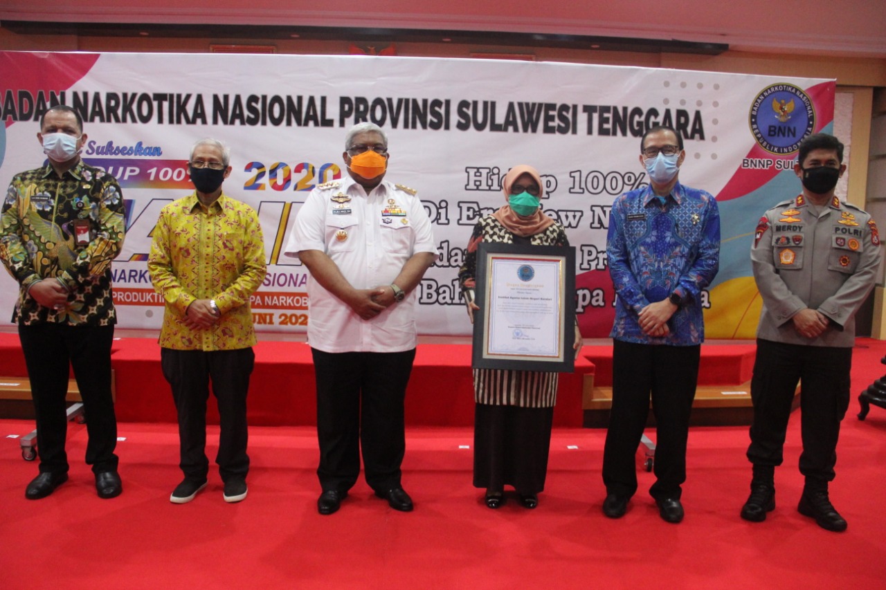 IAIN Kendari Raih Penghargaan dari BNN RI