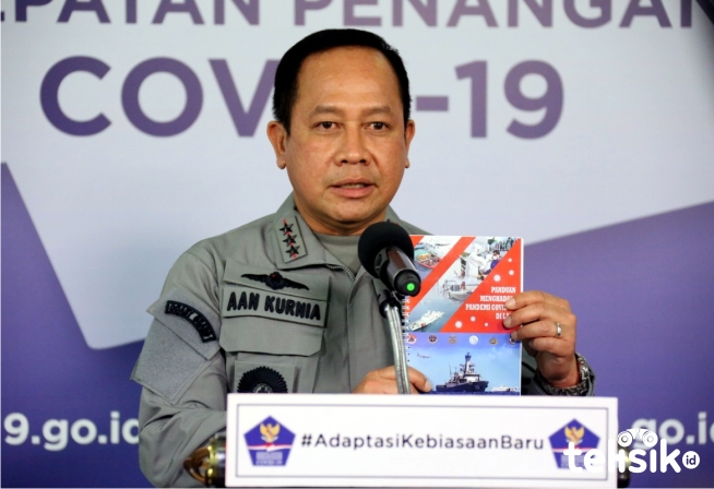 Kepala Bakamla Luncurkan Panduan Hadapi COVID-19 di Laut
