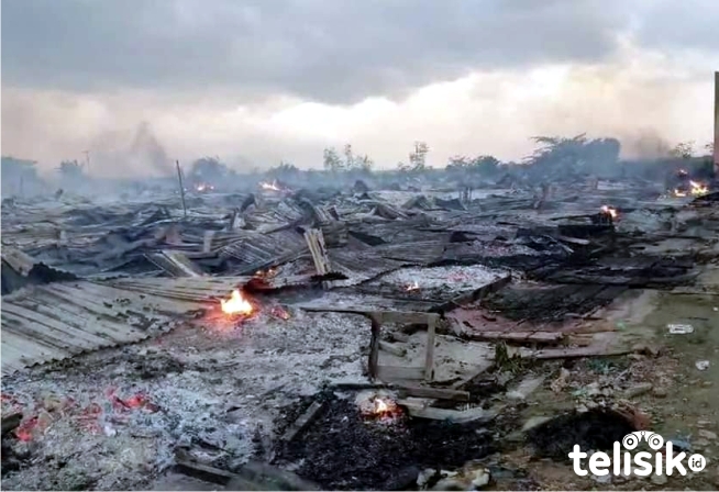 Pedagang Korban Kebakaran Direlokasi di Gedung Baru