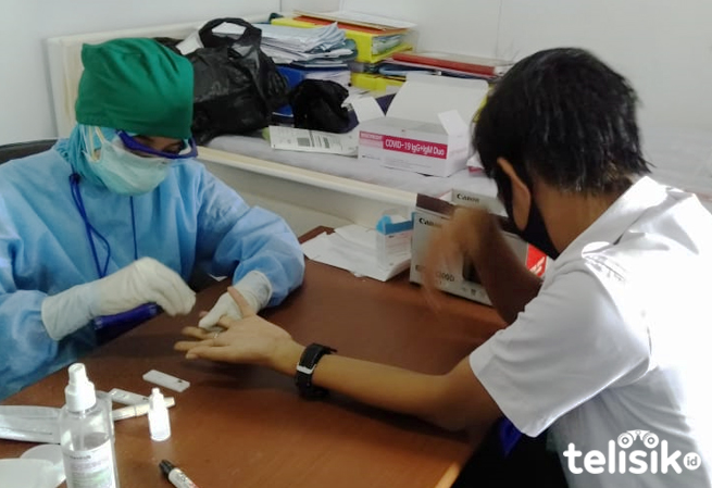 Rapid Test, 30 Pegawai BNNK Muna Non Reaktif