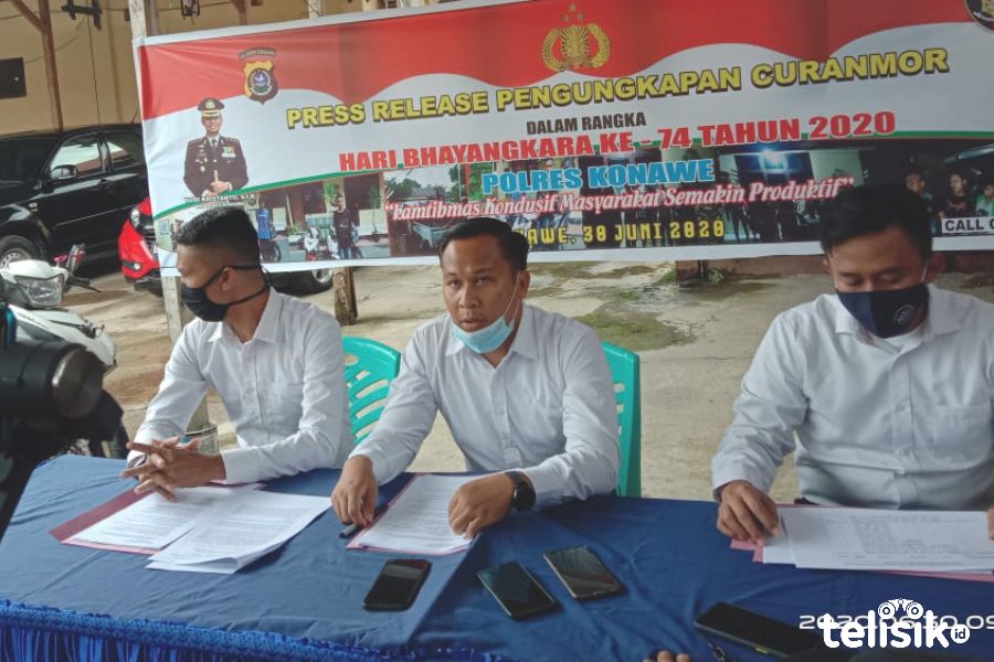 Satuan Reskrim Konawe Ungkap Kasus Curanmor