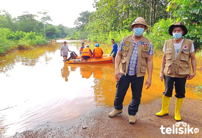 Sungai di Konut Meluap, Jalur ke Morowali Putus