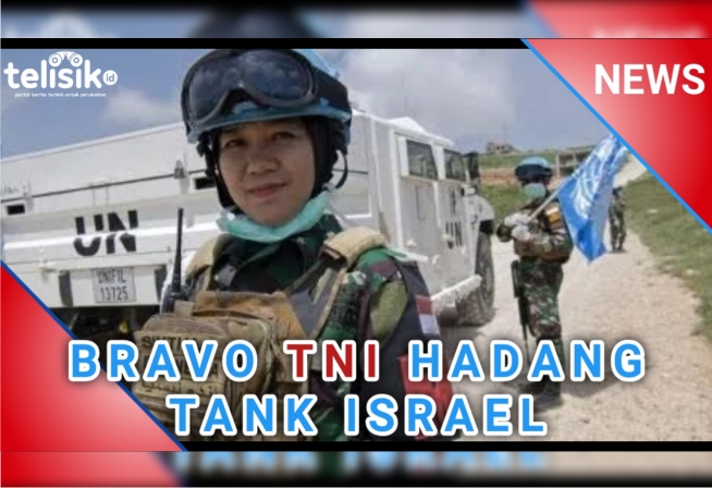 Video: Jadi Sorotan Dunia, Prajurit TNI Hadang Tank Israel