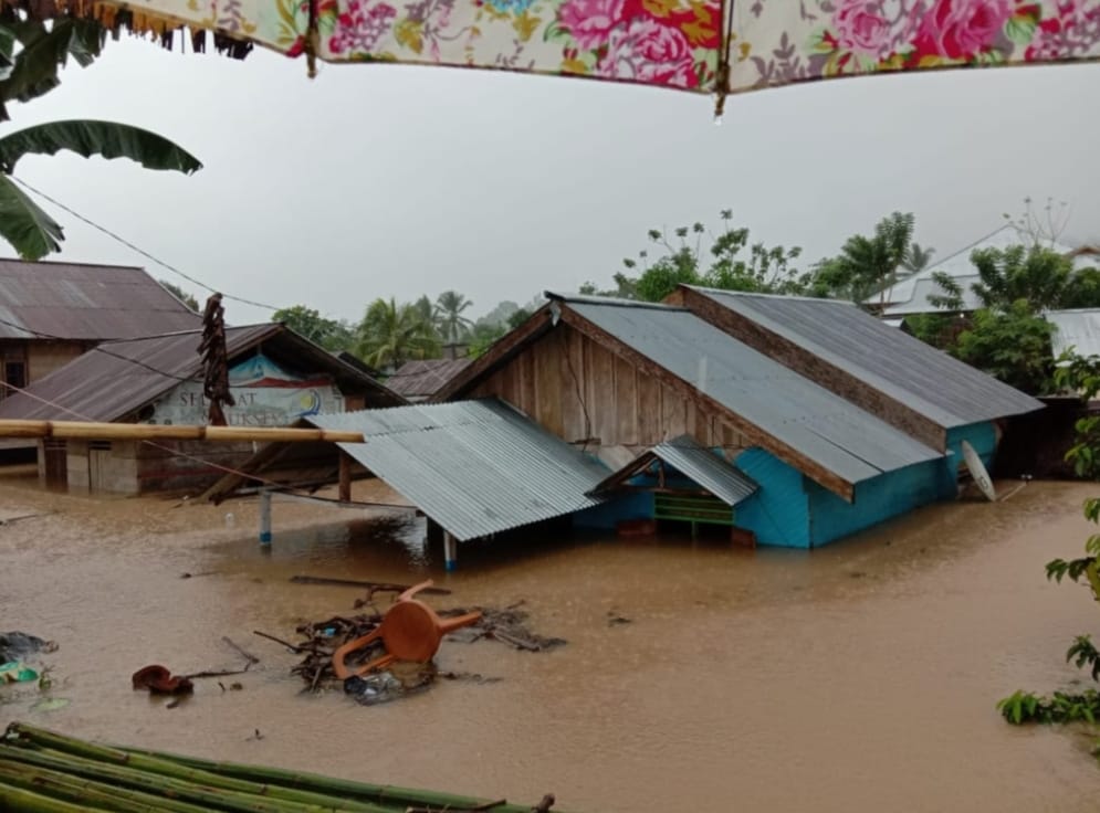 Banjir dan Longsor Landa Sejumlah Desa di Bolaang Mongondow Sulut