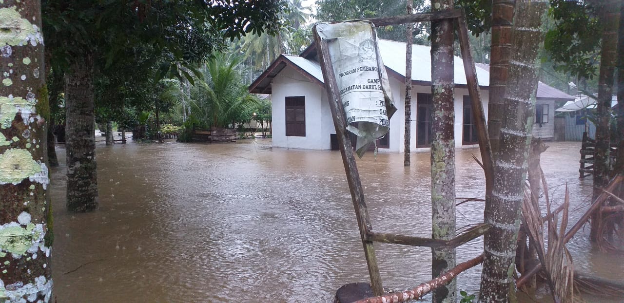 Banjir di Aceh Jaya Rendam 20 Desa