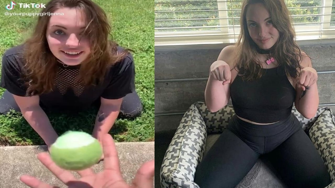 Bosan Jadi Manusia, Wanita Cantik dan Seksi Ini Pilih Hidup Seperti Anjing