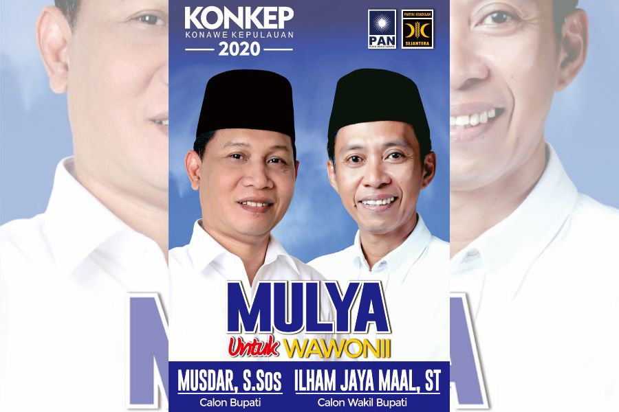 Direkomendasi PKS, Musdar-Ilham Lawan Petahana di Konkep