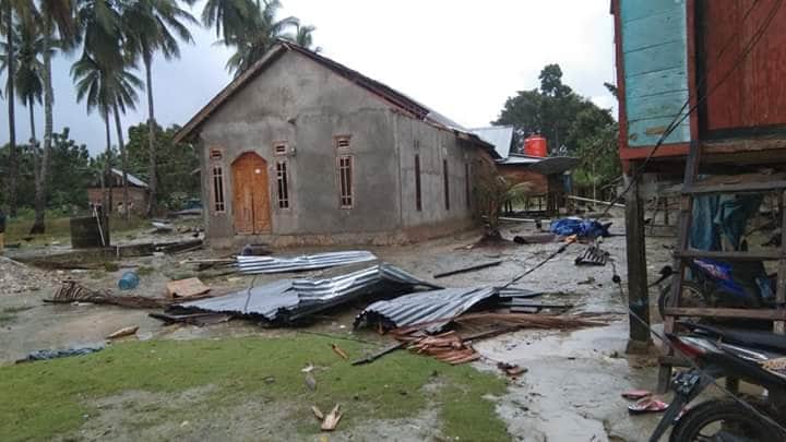 Empat Rumah di Muna Diterjang Puting Beliung, Kerugian Rp 50 Juta