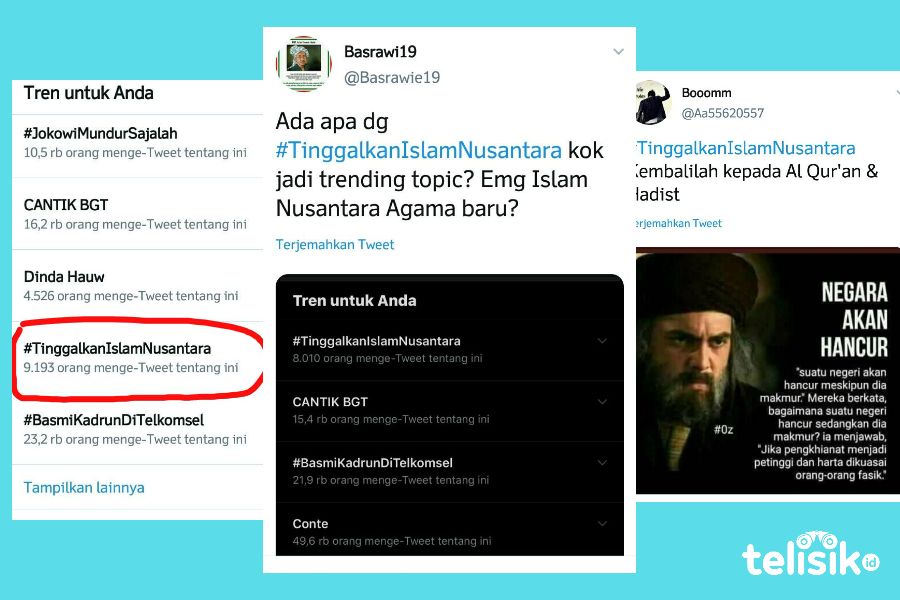 Jumat Berkah, Tagar TinggalkanIslamNusantara Jadi Trending di Twitter