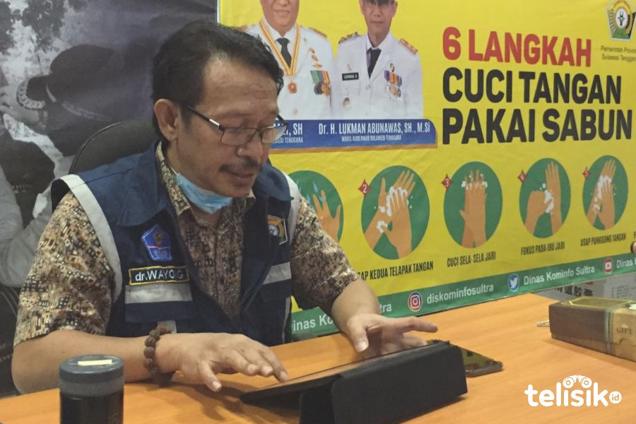 Kasus COVID-19 Sultra: Satu Meninggal, Tiga Positif dan Empat Sembuh