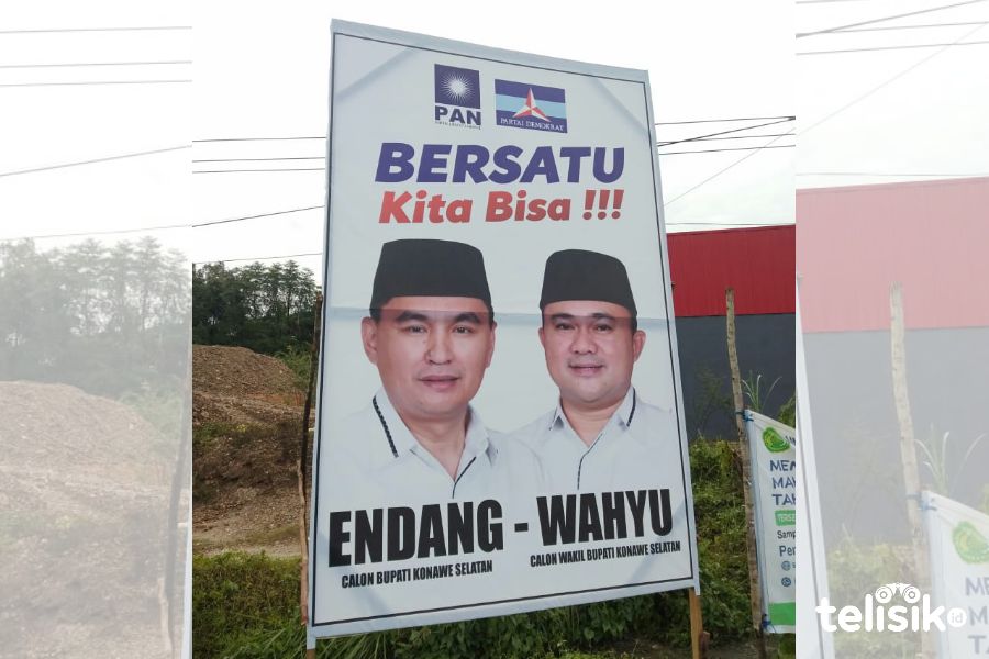 Pilkada Konsel: Endang Diam, Baliho Bicara