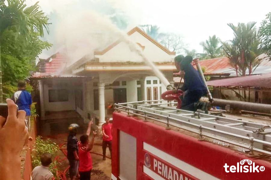 Rumah Staf Ahli Pemkab Konawe Terbakar, Kerugian Ditaksir Rp 400 Juta