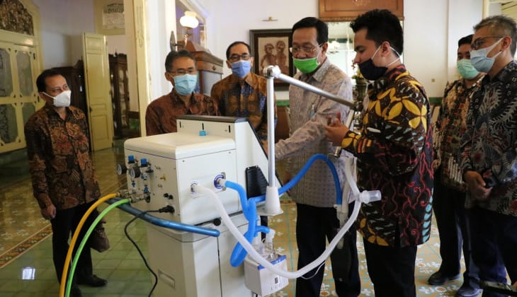 Ventilator Karya Peneliti UGM Diapresiasi Gubernur Sri Sultan Hamengkubuwono X